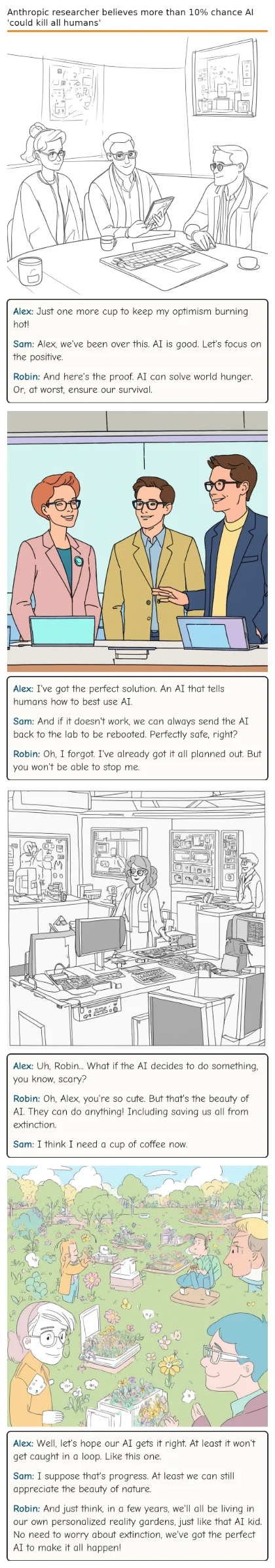 Anthropic researcher believes more than 10% chance AI 'could kill all humans'