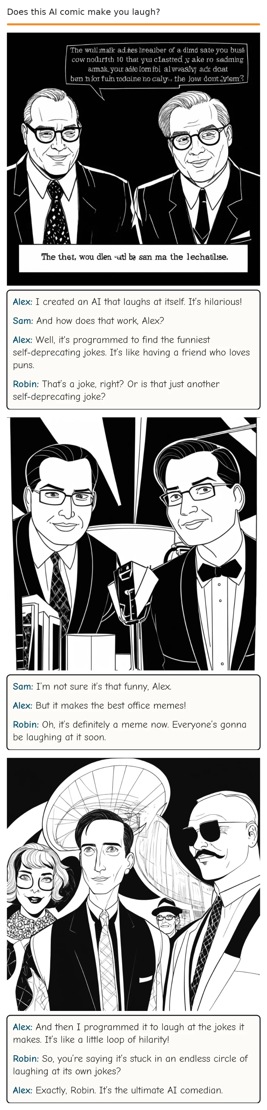 Does this AI comic make you laugh? — comic strip
