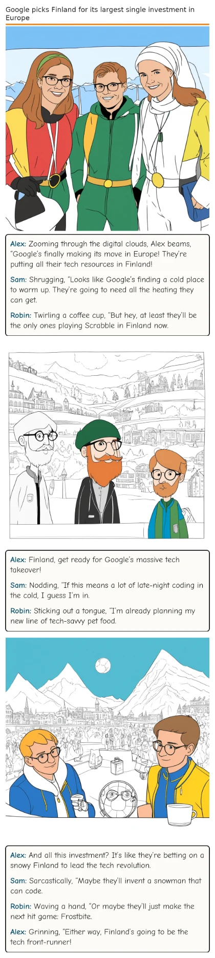 Google picks Finland for its largest single investment in Europe